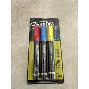 Sharpie Assorted Medium Tip Chalk Marker 3 pk